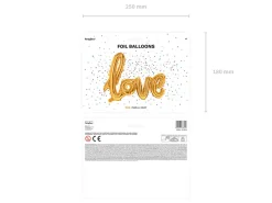 Love Folieballong Gull