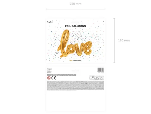 Love Folieballong Gull
