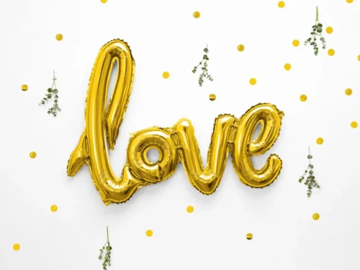 Love Folieballong Gull