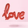 Love Folieballong Rød