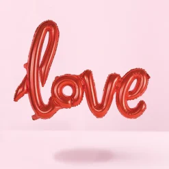 Love Folieballong Rød