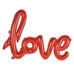 Love Folieballong Rød