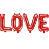 Love Folieballonger Rød