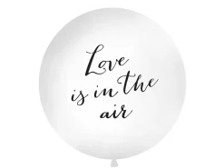 Love Is In The Air Mega Ballong Hvit