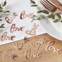 Love Konfetti Gullrosa