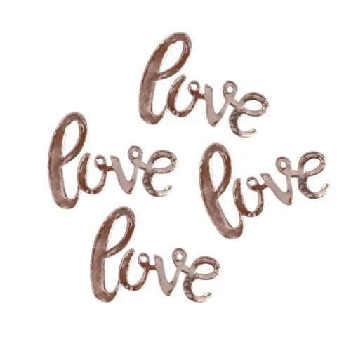 Love Konfetti Gullrosa