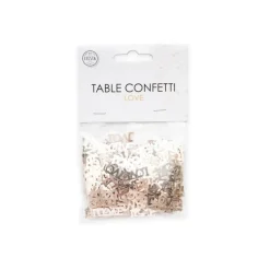 Love Konfetti Gullrosa