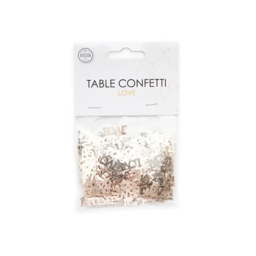 Love Konfetti Gullrosa