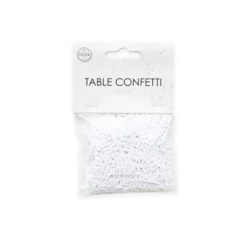 Love Konfetti Hvit