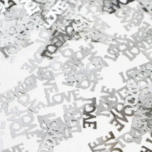 Love Konfetti Sølv