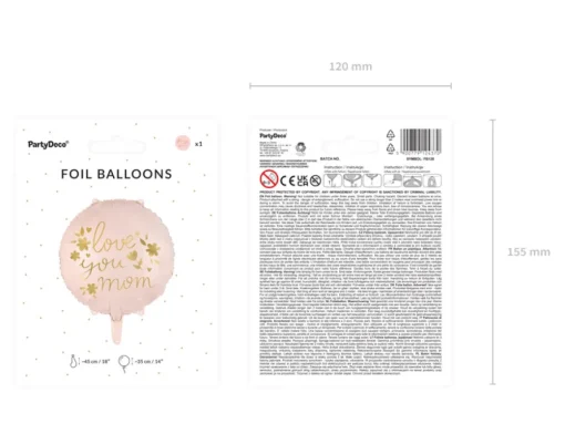 Love You Mom Folieballon