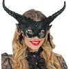 Lucifer Halvmaske Svart