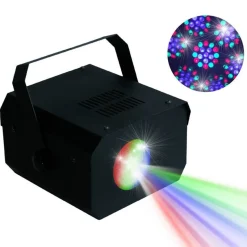 Lydaktiveret RGB Lys Projektor