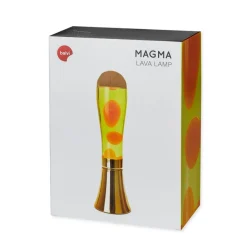 Magma Lavalampe Gyllen
