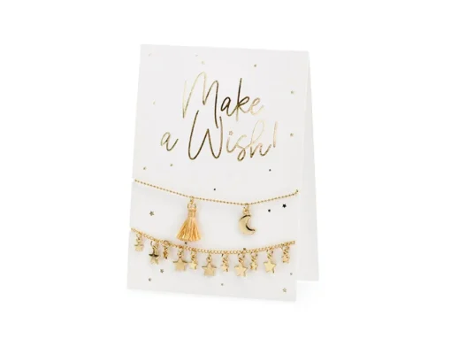 Make A Wish Kort med Armbånd