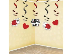 Marihøne Happy Birthday Virvler