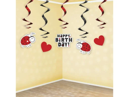 Marihøne Happy Birthday Virvler