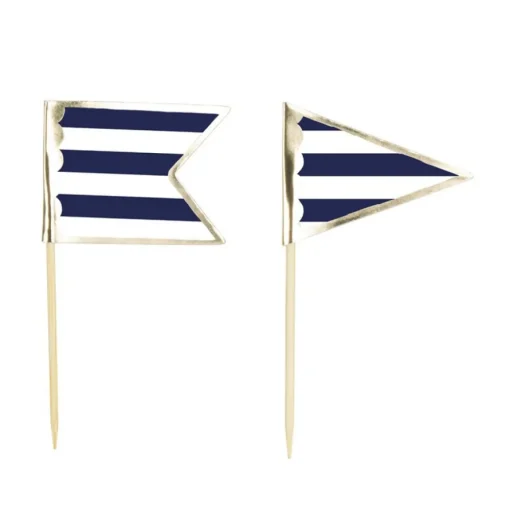 Maritime Vimpelflagg Kakepinner