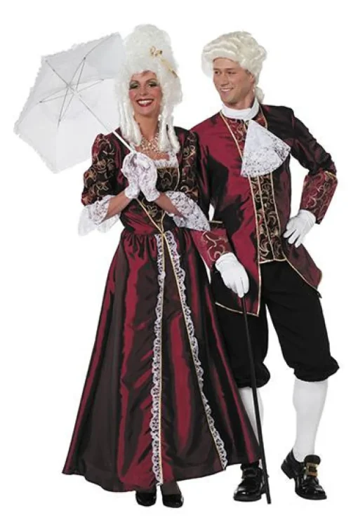 Markisekjole Vinrød