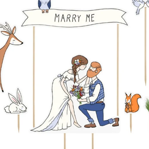 Marry Me Brudepar Kaketopp