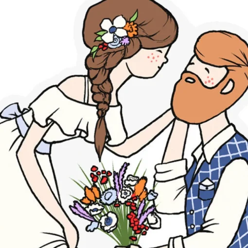 Marry Me Brudepar Kaketopp