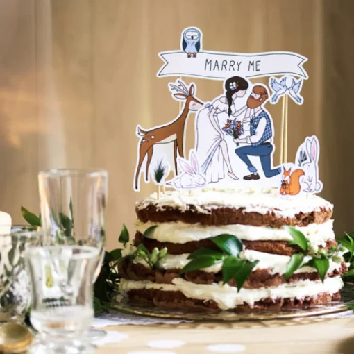 Marry Me Brudepar Kaketopp