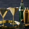 Martiniglass Matt Gull Rustfritt Stål