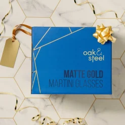 Martiniglass Matt Gull Rustfritt Stål