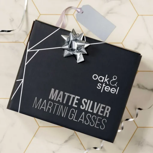 Martiniglass Matt Sølv Rustfritt Stål