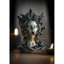 Medusa Røkelsesholder Bronse