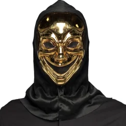 Mefisto Djevel Maske Gull