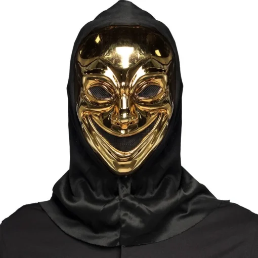 Mefisto Djevel Maske Gull