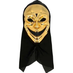 Mefisto Djevel Maske Gull