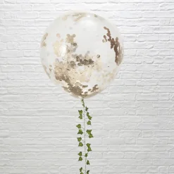 Mega Konfetti Ballonger Gullrosa