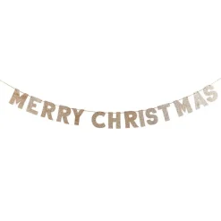 Merry Christmas Glitter Bokstavgirlander