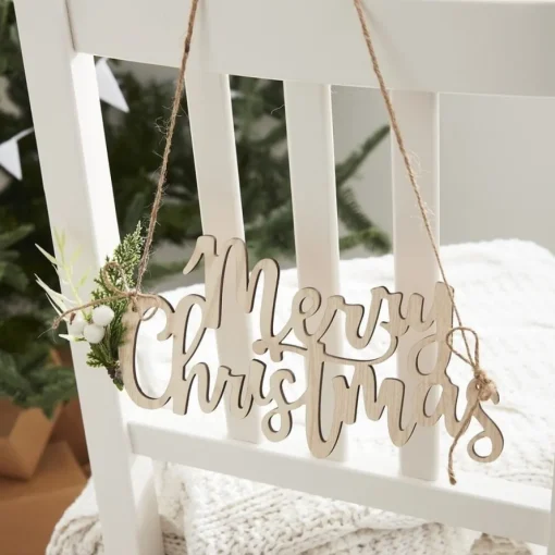 Merry Christmas Tre Stolskilter