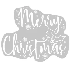 Merry Christmas Vindusklistremerker