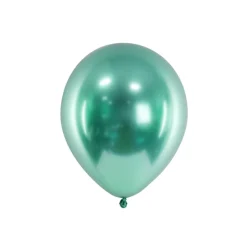 Metallisk Latexballonger Flaskegrønn