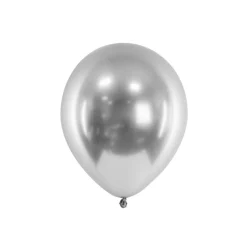 Metalliske Latexballonger Sølv
