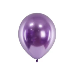 Metalliske Latexballonger Lilla