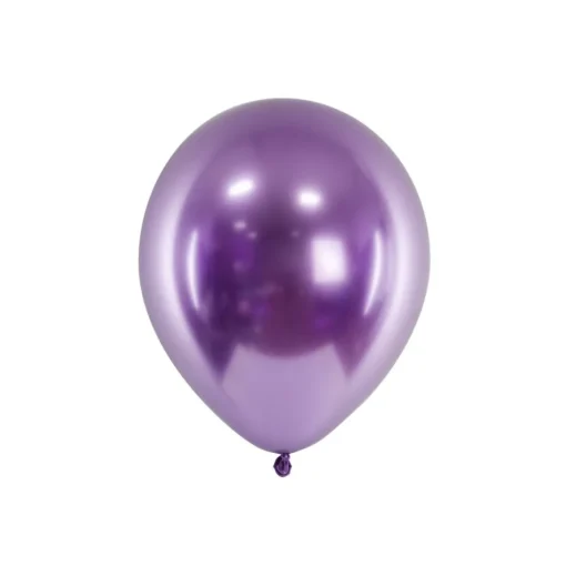 Metalliske Latexballonger Lilla