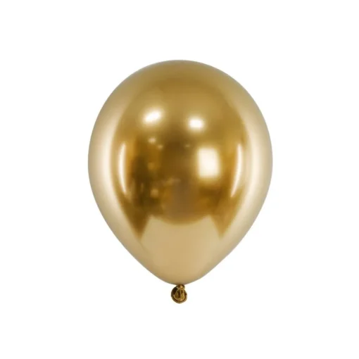Metalliske Medium Latexballonger Gull