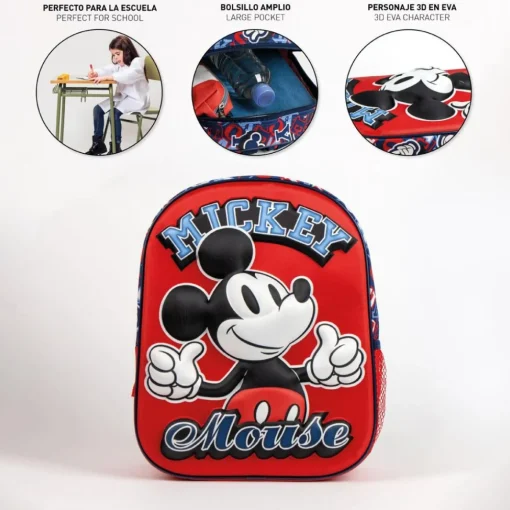Mickey Mouse® 3D Ryggsekk Rød