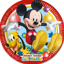 Mickey Mouse® Mikkes Klubbhus Papptallerkener