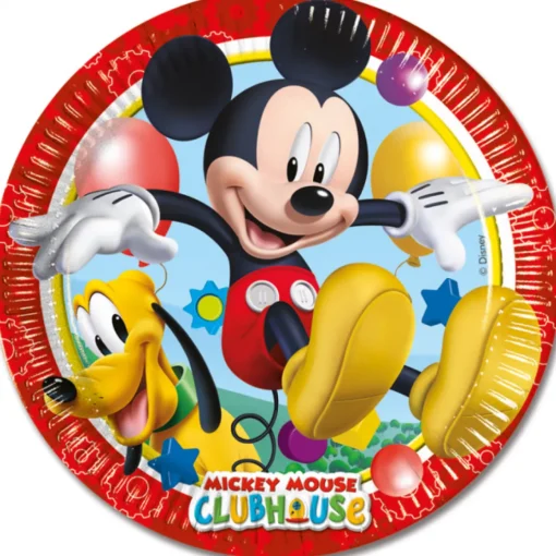 Mickey Mouse® Mikkes Klubbhus Papptallerkener