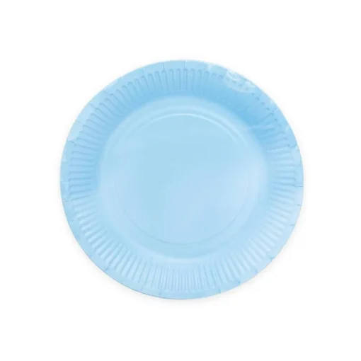 Middagstallerkener Lyseblå