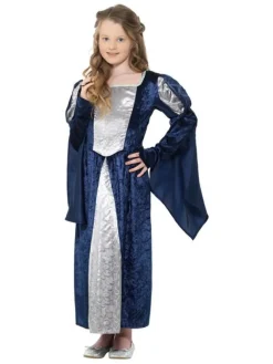 Middelalderprinsesse Barnekostyme