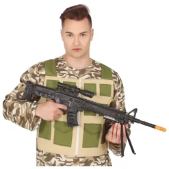 Militær Rifle Lekevåpen Svart