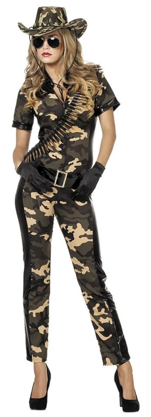 Militær Soldat Kostyme