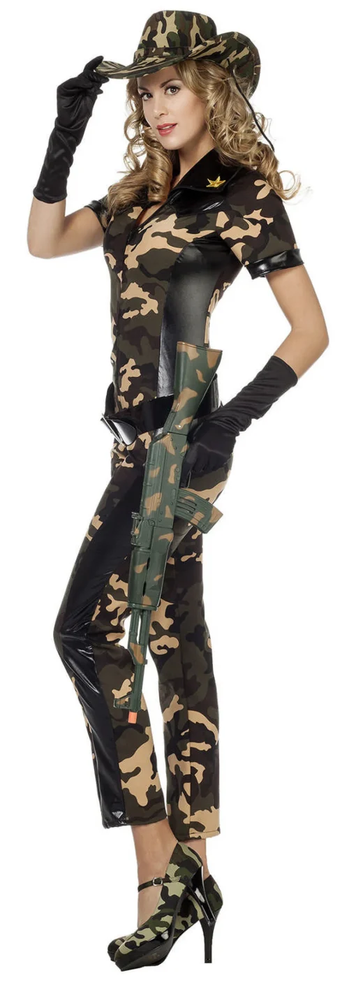 Militær Soldat Kostyme